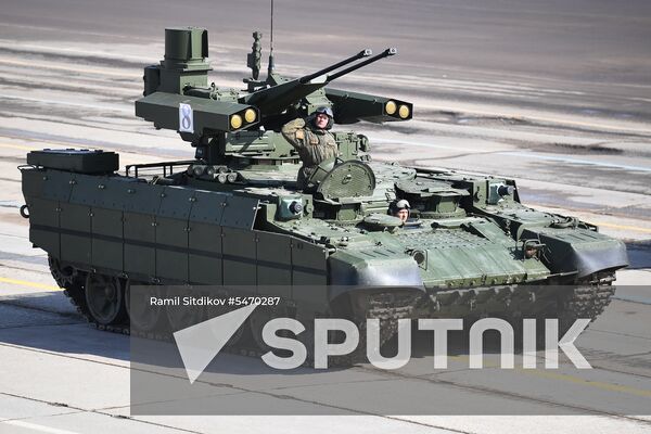 Rehearsal of Victory Day Military Parade