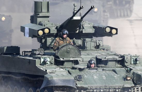 Rehearsal of Victory Day Military Parade