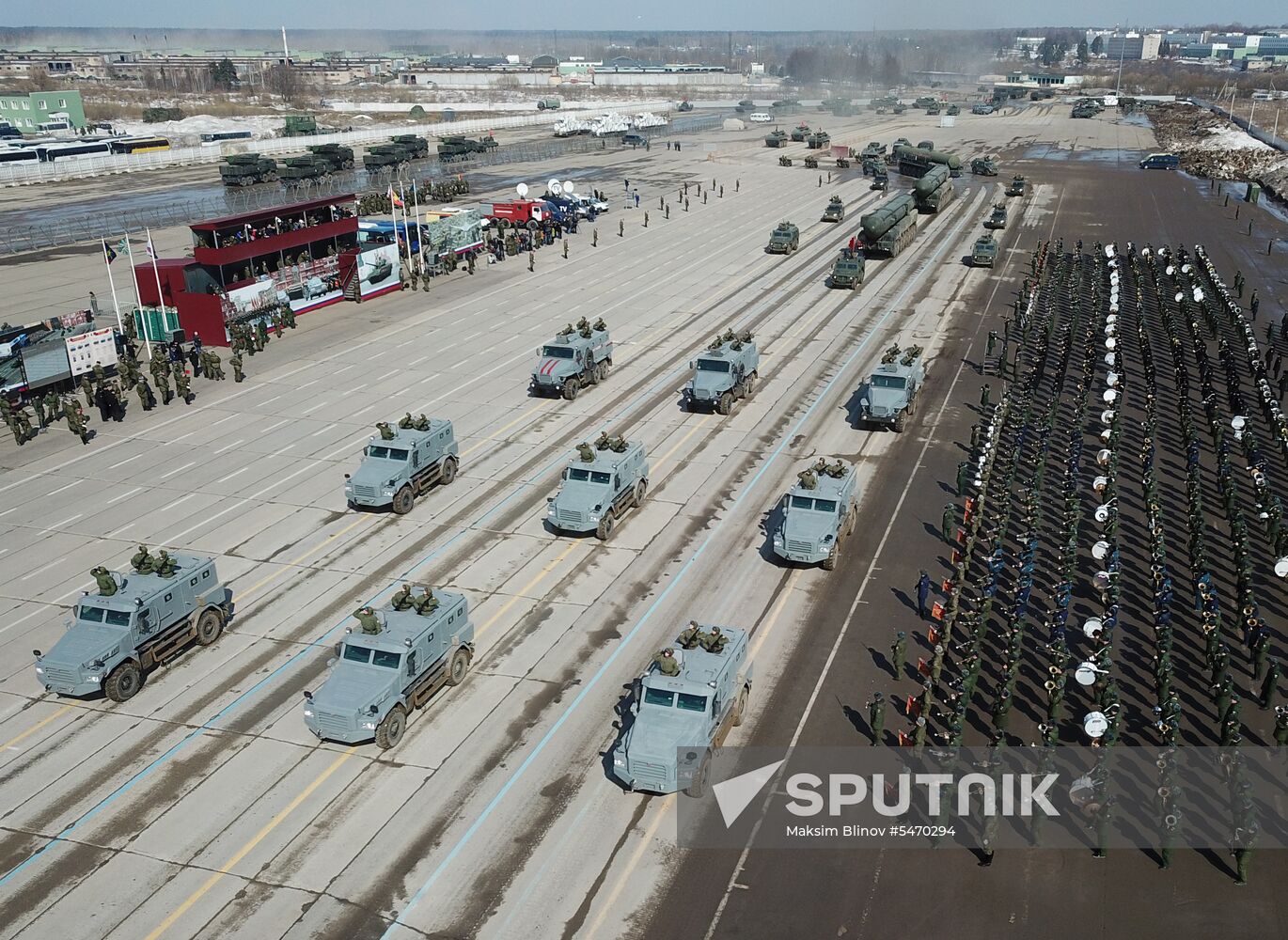 Rehearsal of Victory Day Military Parade