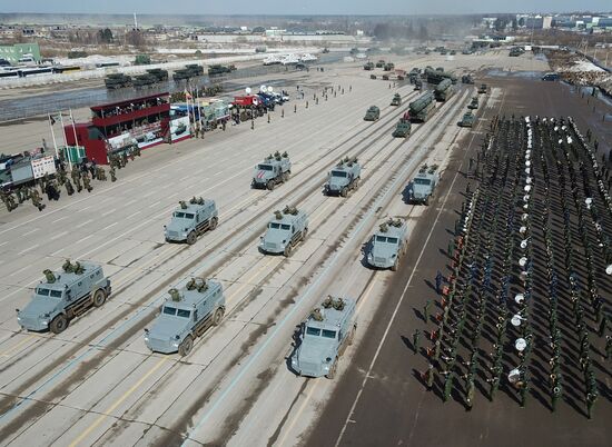Rehearsal of Victory Day Military Parade