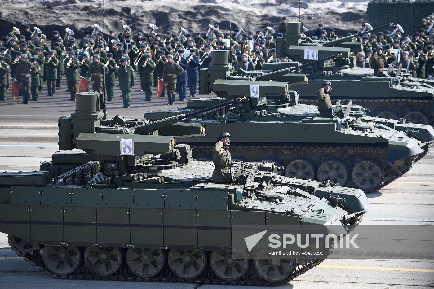 Rehearsal of Victory Day Military Parade