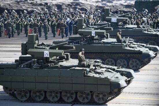 Rehearsal of Victory Day Military Parade