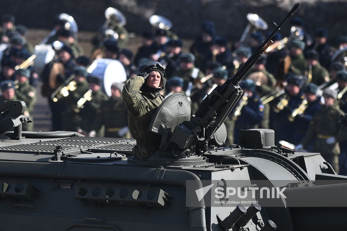 Rehearsal of Victory Day Military Parade