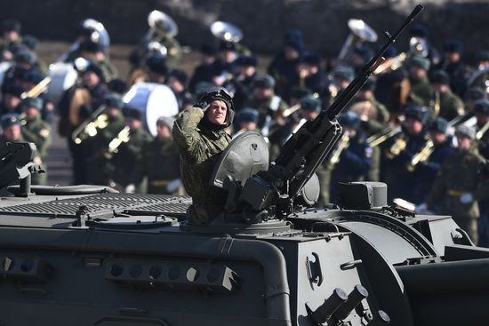 Rehearsal of Victory Day Military Parade