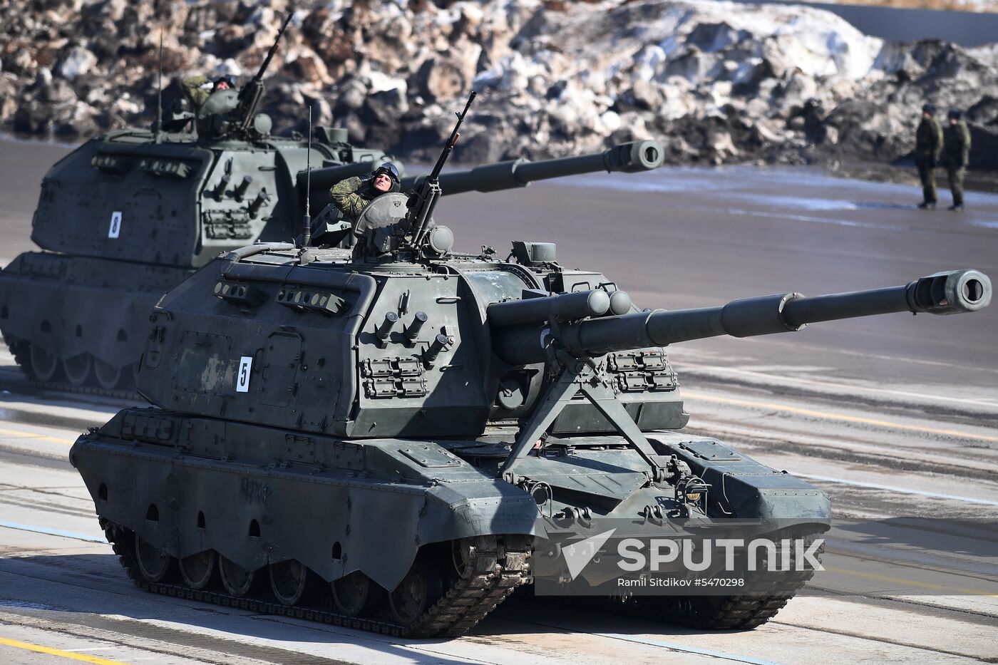 Rehearsal of Victory Day Military Parade