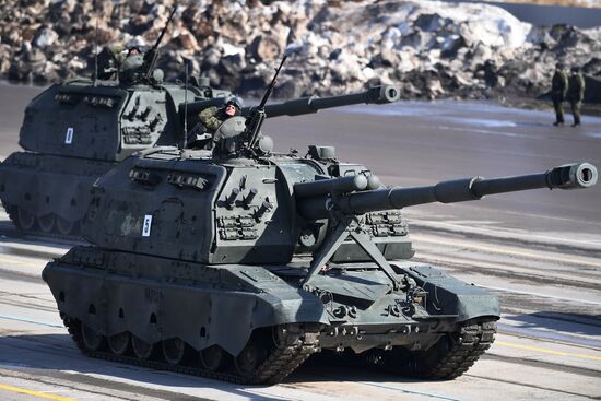 Rehearsal of Victory Day Military Parade