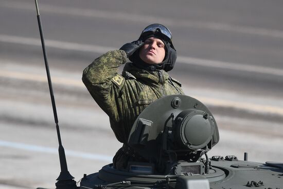 Rehearsal of Victory Day Military Parade