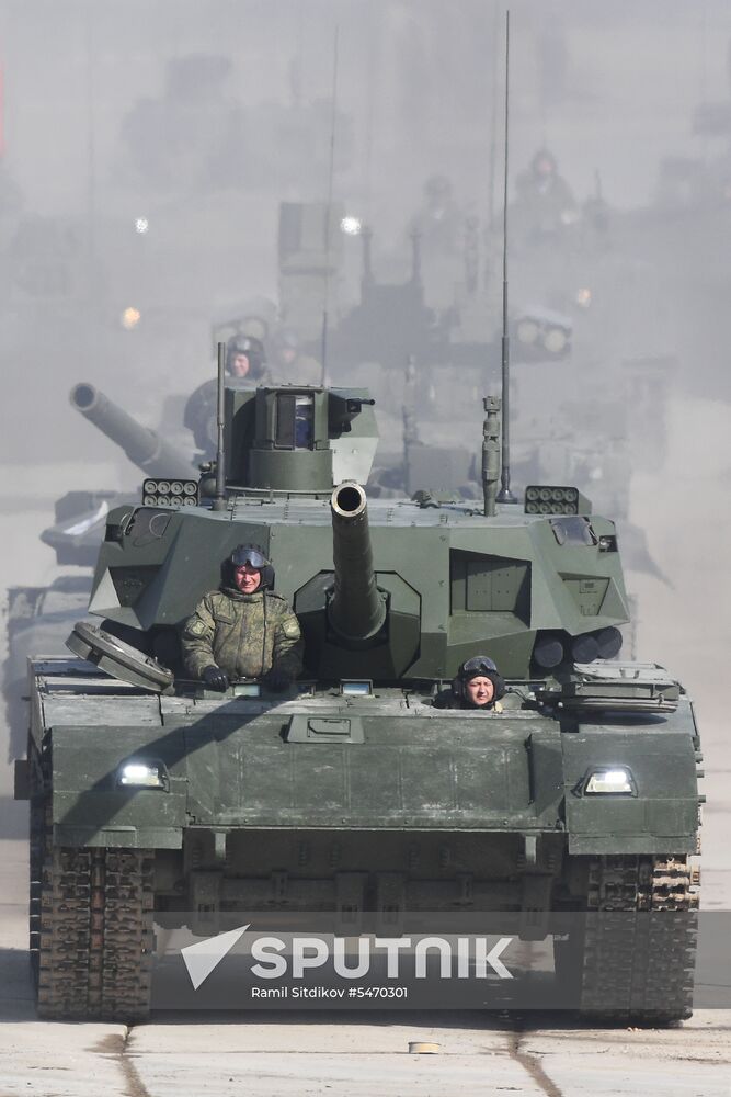 Rehearsal of Victory Day Military Parade