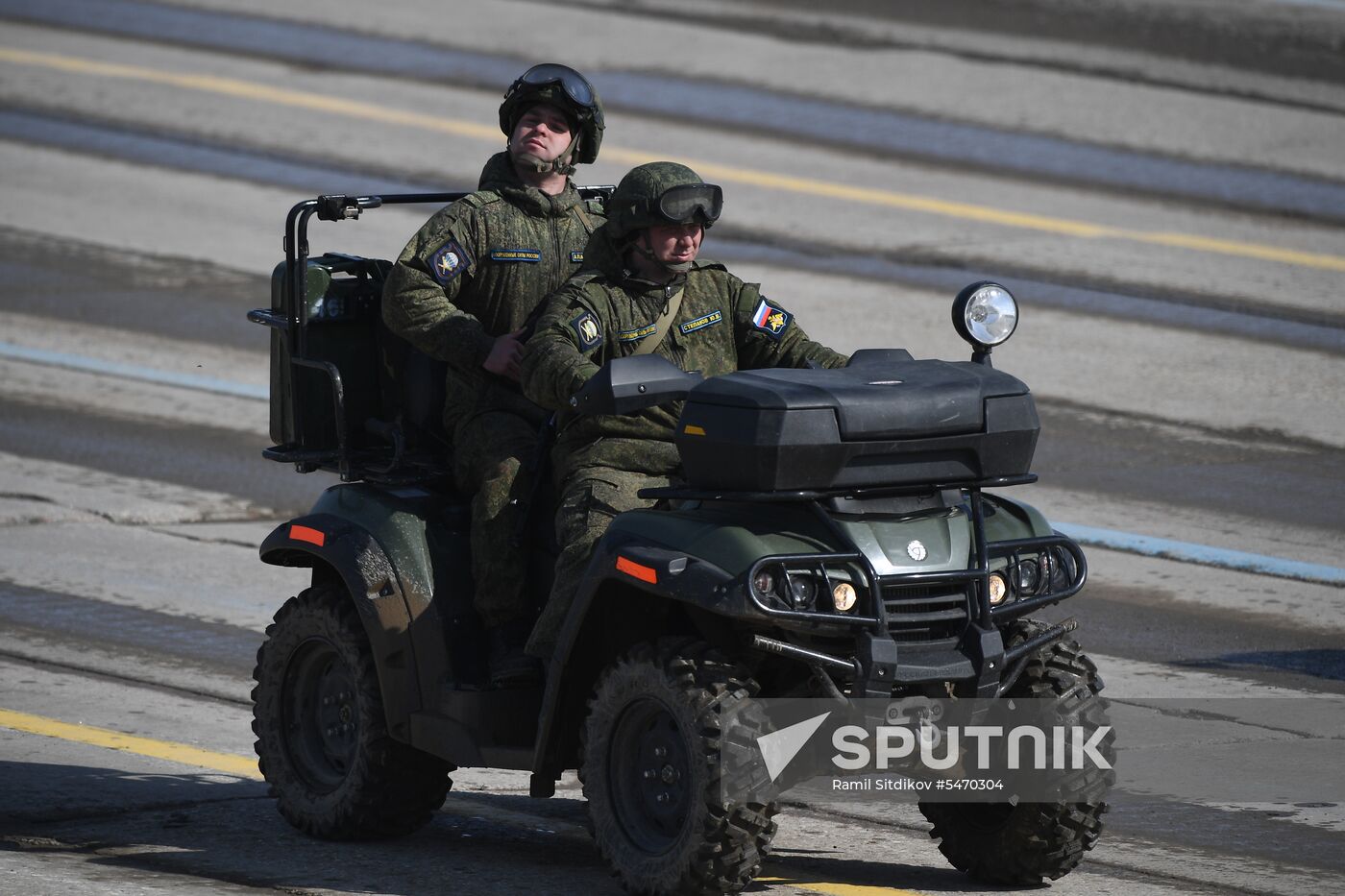 Rehearsal of Victory Day Military Parade