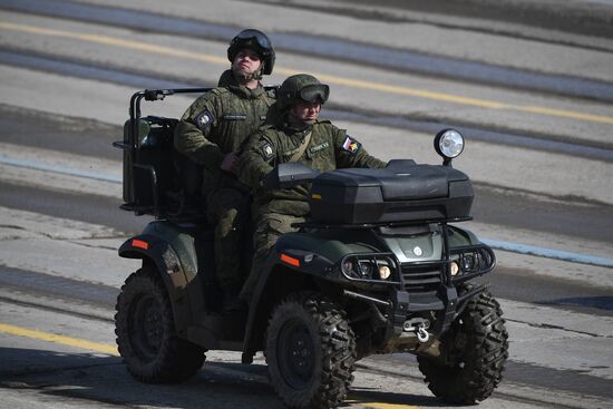 Rehearsal of Victory Day Military Parade
