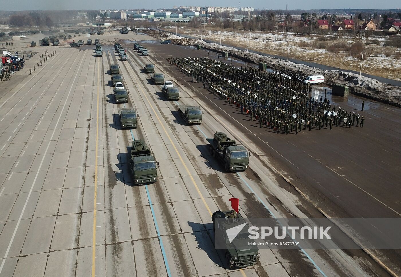 Rehearsal of Victory Day Military Parade