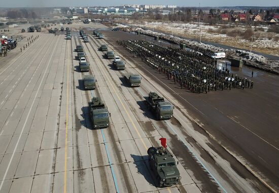 Rehearsal of Victory Day Military Parade