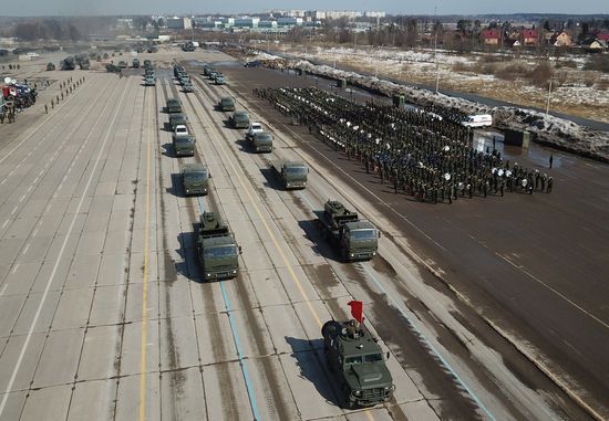 Rehearsal of Victory Day Military Parade