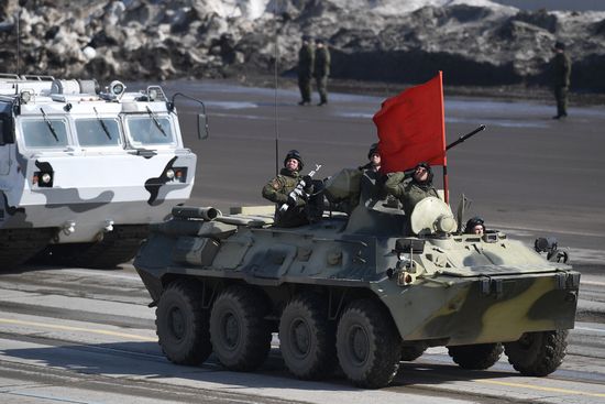 Rehearsal of Victory Day Military Parade