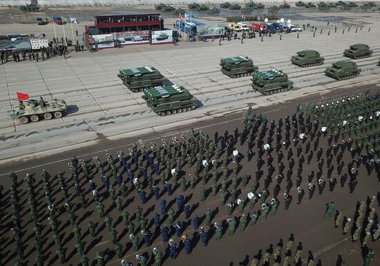 Rehearsal of Victory Day Military Parade