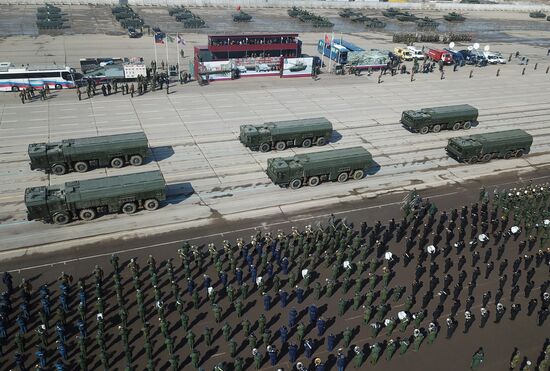 Rehearsal of Victory Day Military Parade