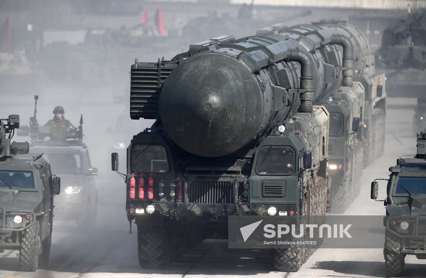 Rehearsal of Victory Day Military Parade