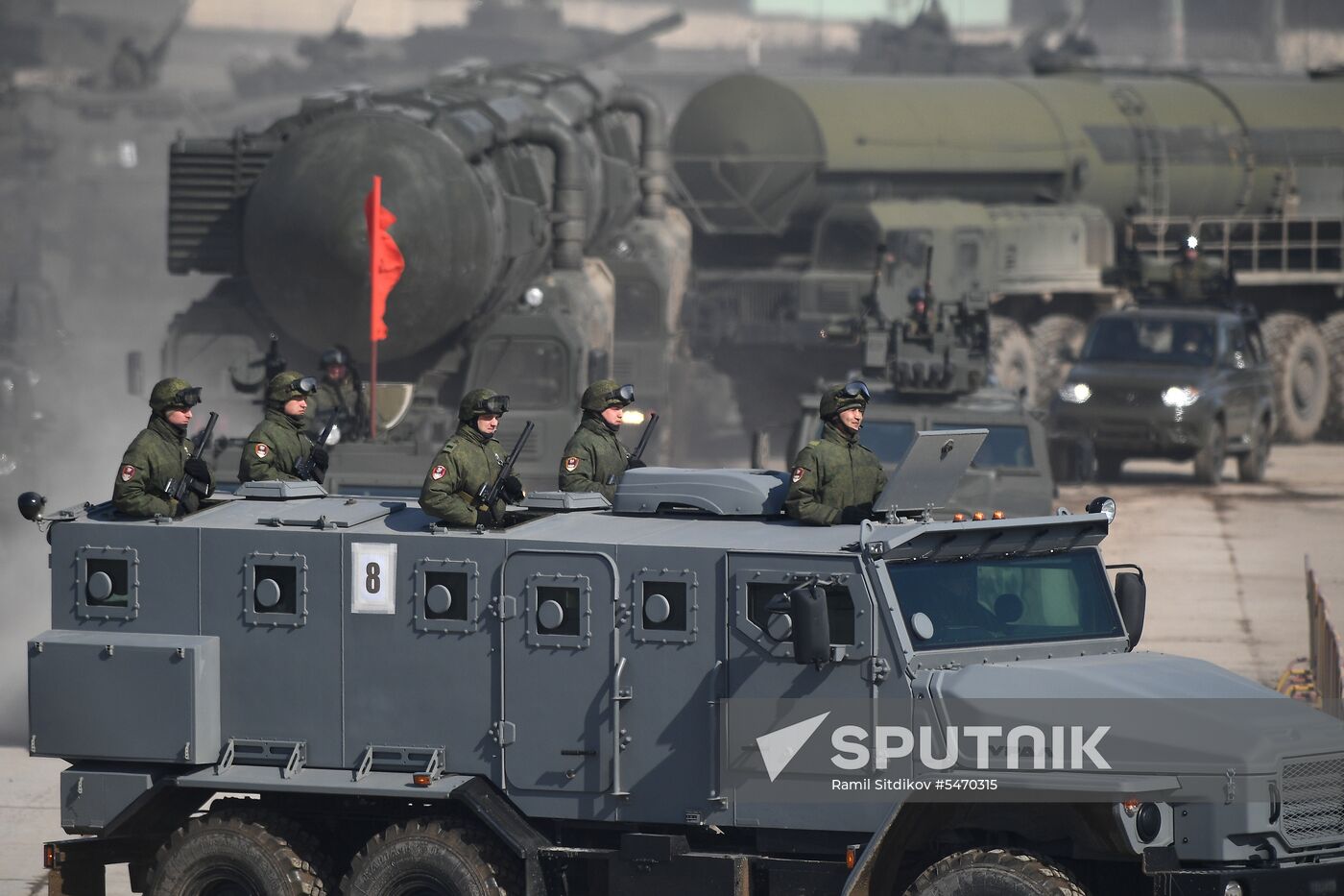 Rehearsal of Victory Day Military Parade
