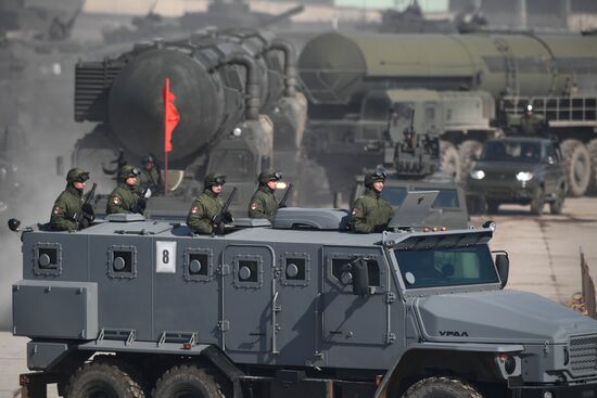 Rehearsal of Victory Day Military Parade
