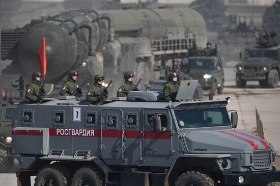 Rehearsal of Victory Day Military Parade