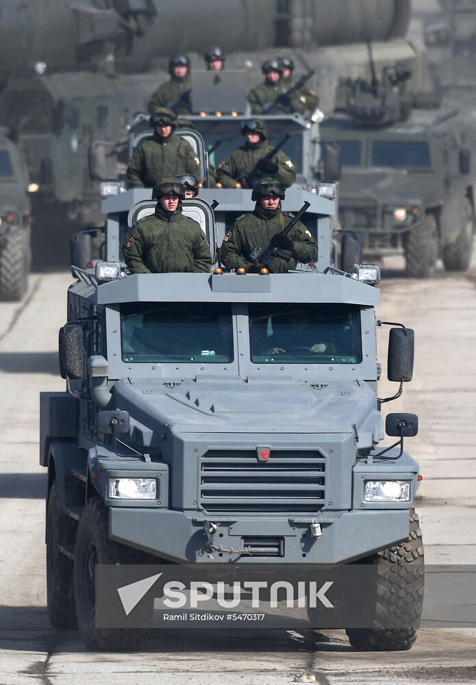 Rehearsal of Victory Day Military Parade