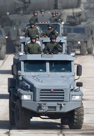 Rehearsal of Victory Day Military Parade