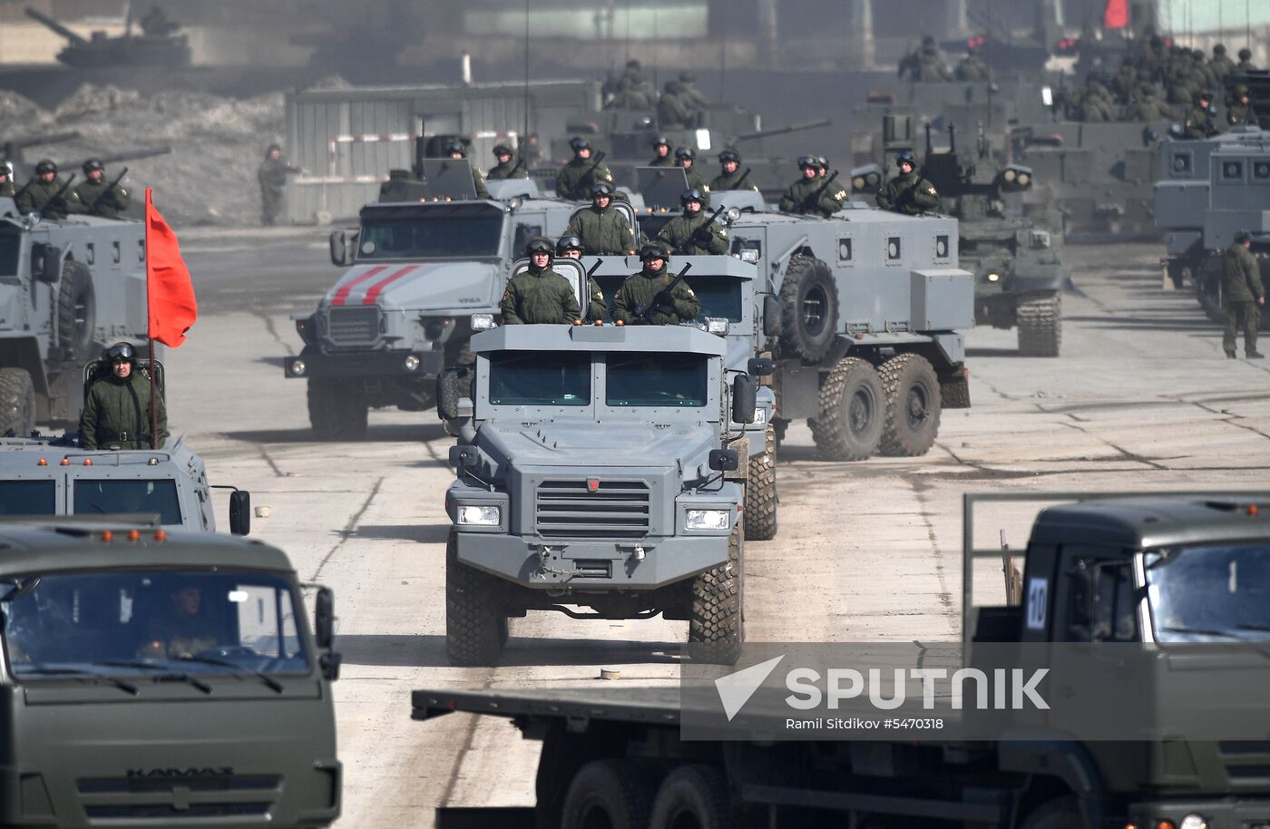 Rehearsal of Victory Day Military Parade