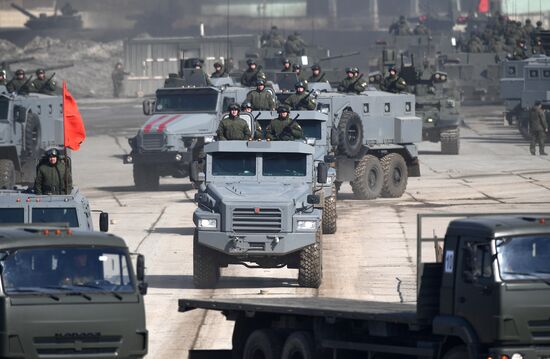Rehearsal of Victory Day Military Parade