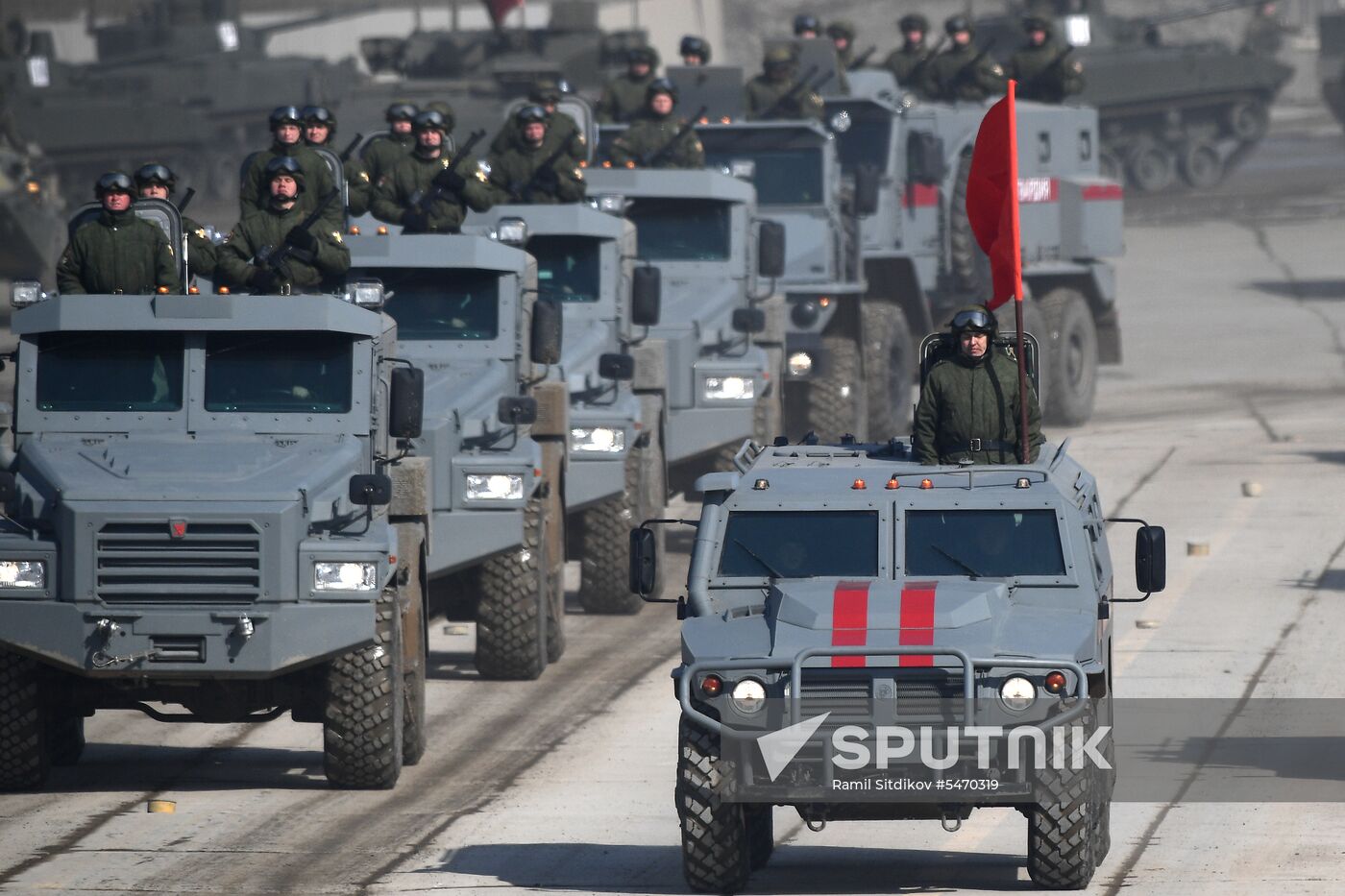 Rehearsal of Victory Day Military Parade