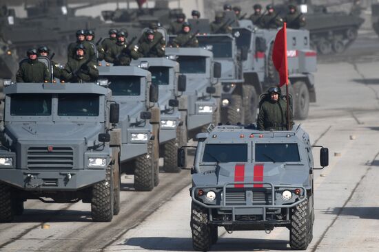 Rehearsal of Victory Day Military Parade