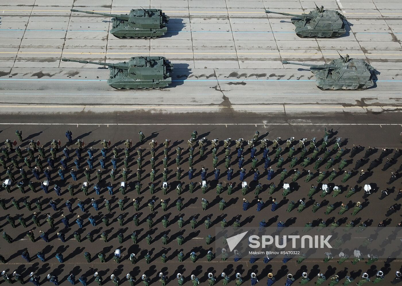 Rehearsal of Victory Day Military Parade