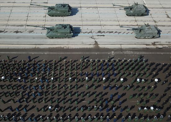 Rehearsal of Victory Day Military Parade