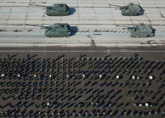 Rehearsal of Victory Day Military Parade