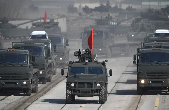 Rehearsal of Victory Day Military Parade