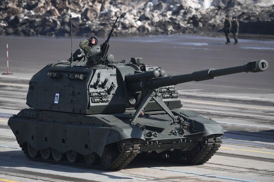 Rehearsal of Victory Day Military Parade