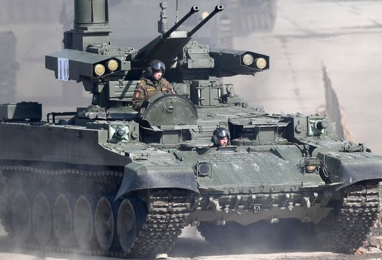 Rehearsal of Victory Day Military Parade