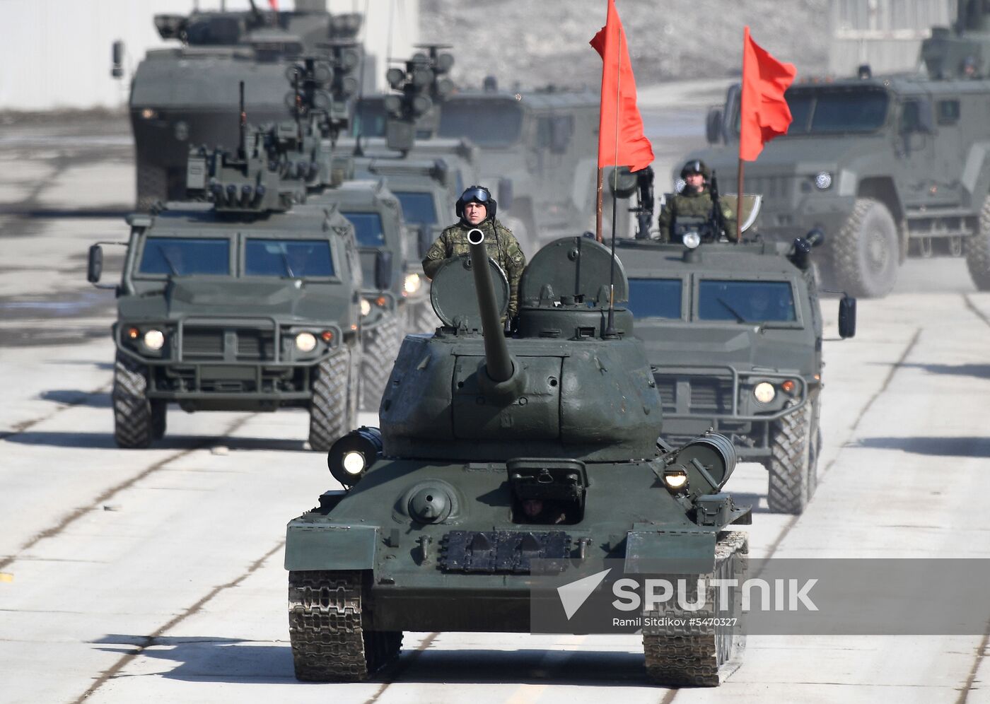 Rehearsal of Victory Day Military Parade