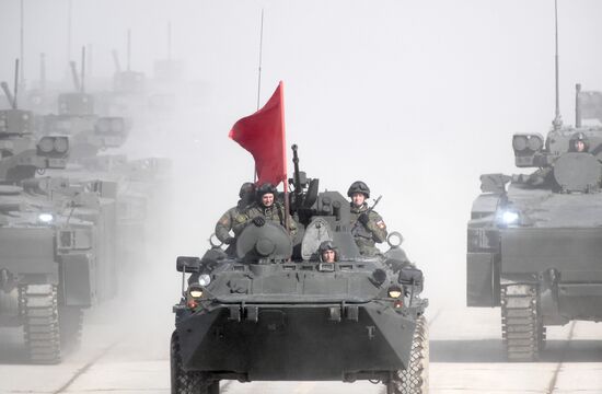 Rehearsal of Victory Day Military Parade