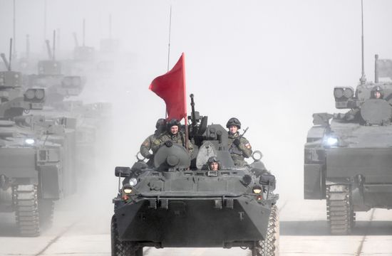 Rehearsal of Victory Day Military Parade