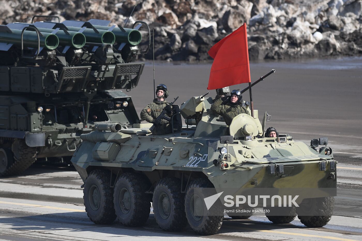 Rehearsal of Victory Day Military Parade