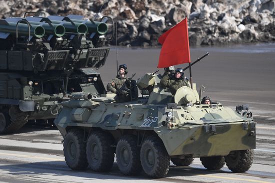 Rehearsal of Victory Day Military Parade