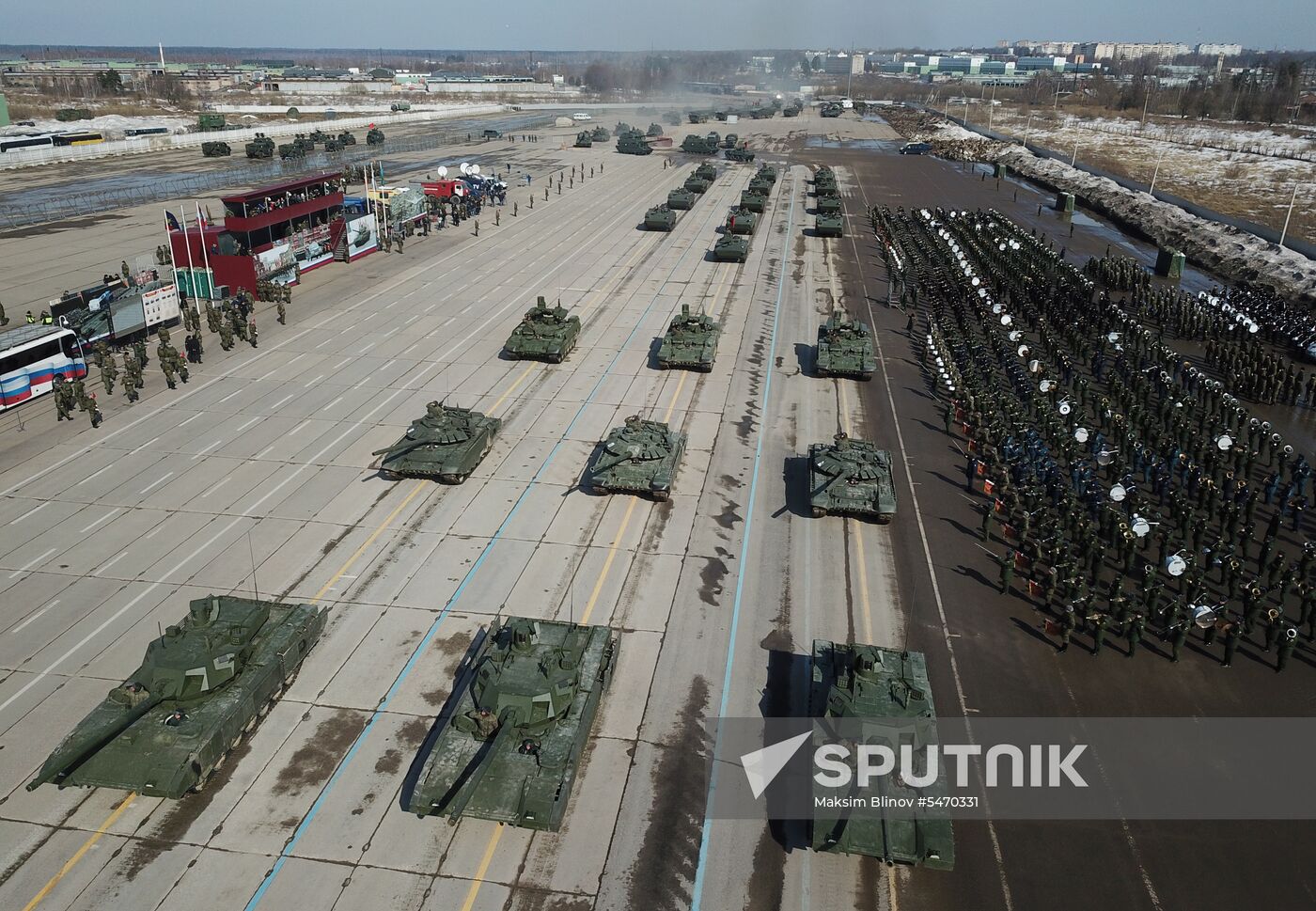 Rehearsal of Victory Day Military Parade