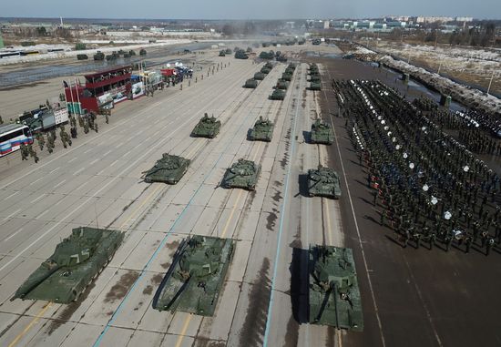 Rehearsal of Victory Day Military Parade
