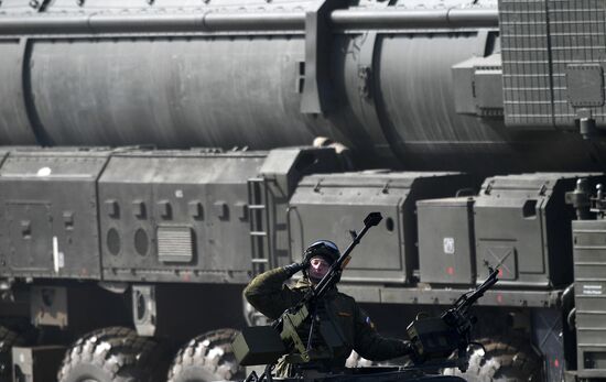 Rehearsal of Victory Day Military Parade