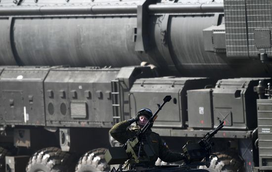 Rehearsal of Victory Day Military Parade