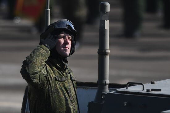 Rehearsal of Victory Day Military Parade