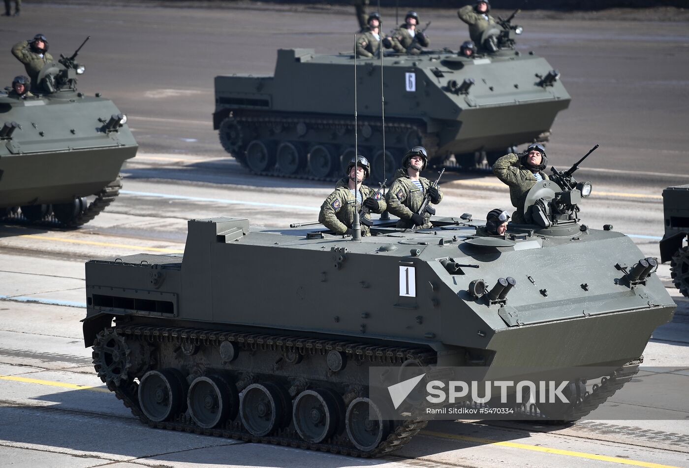 Rehearsal of Victory Day Military Parade