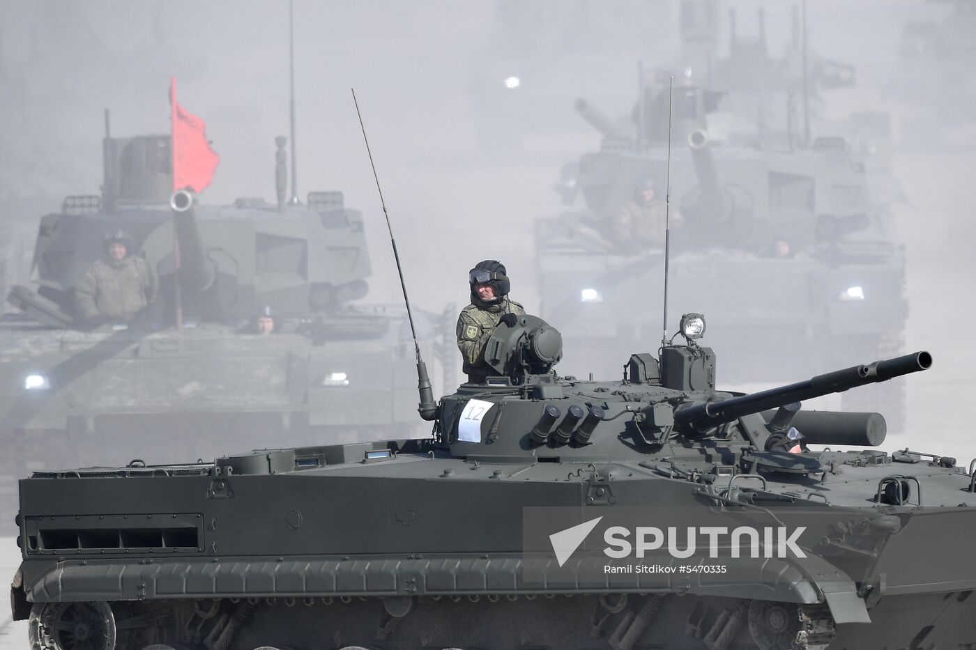 Rehearsal of Victory Day Military Parade