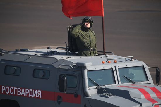 Rehearsal of Victory Day Military Parade
