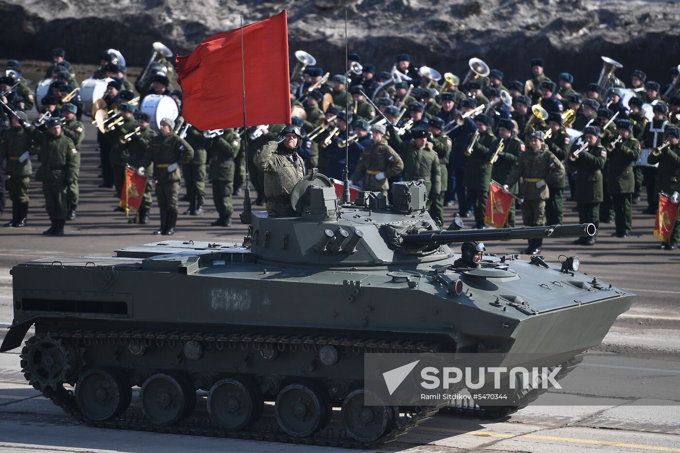 Rehearsal of Victory Day Military Parade